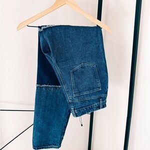 Nasty Gal 2 tone denim jeans